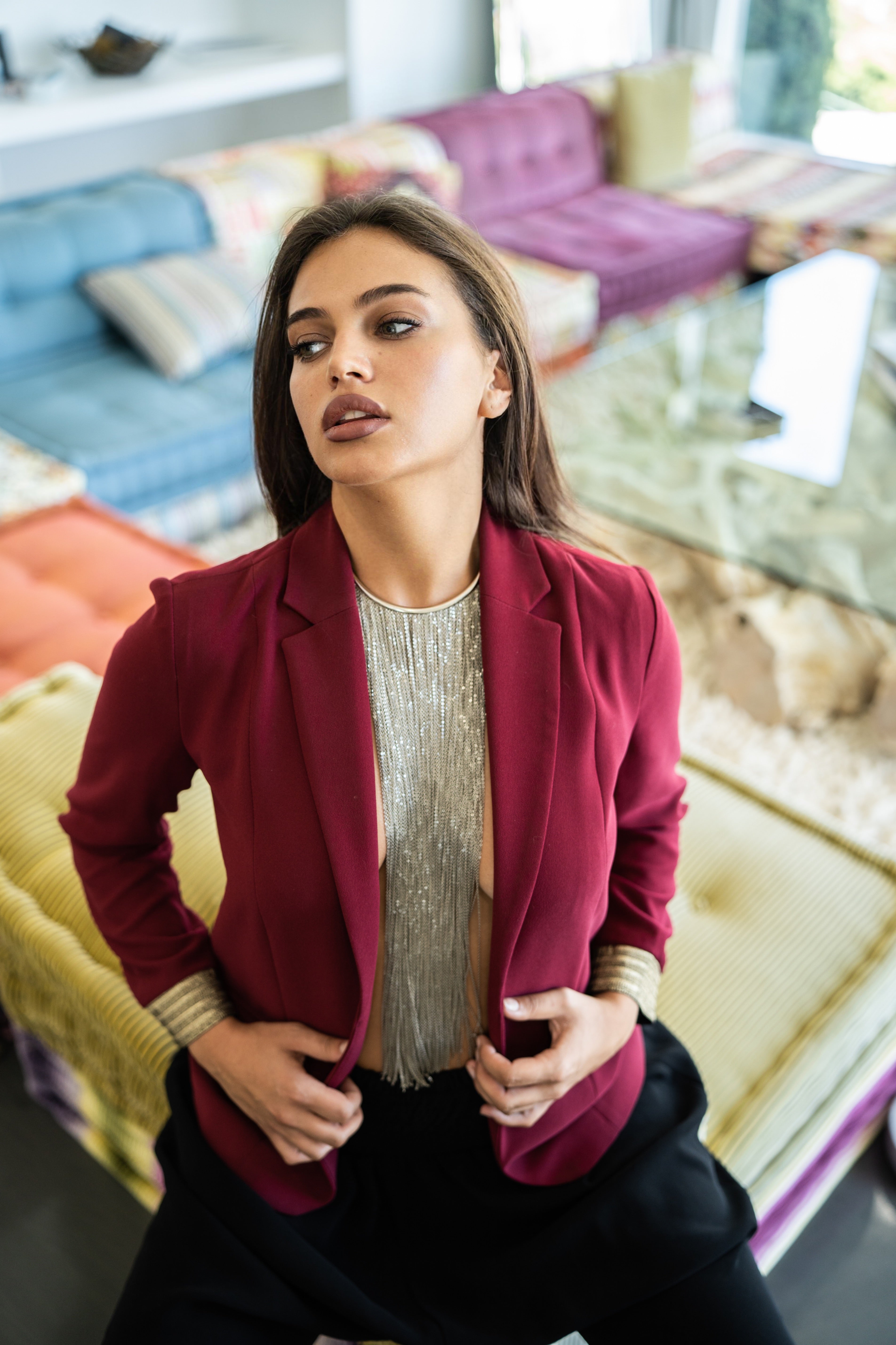 Flow Fringe Bib Necklace