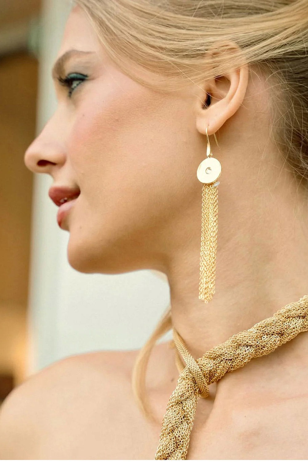 Graceful Fringe chain Earrings