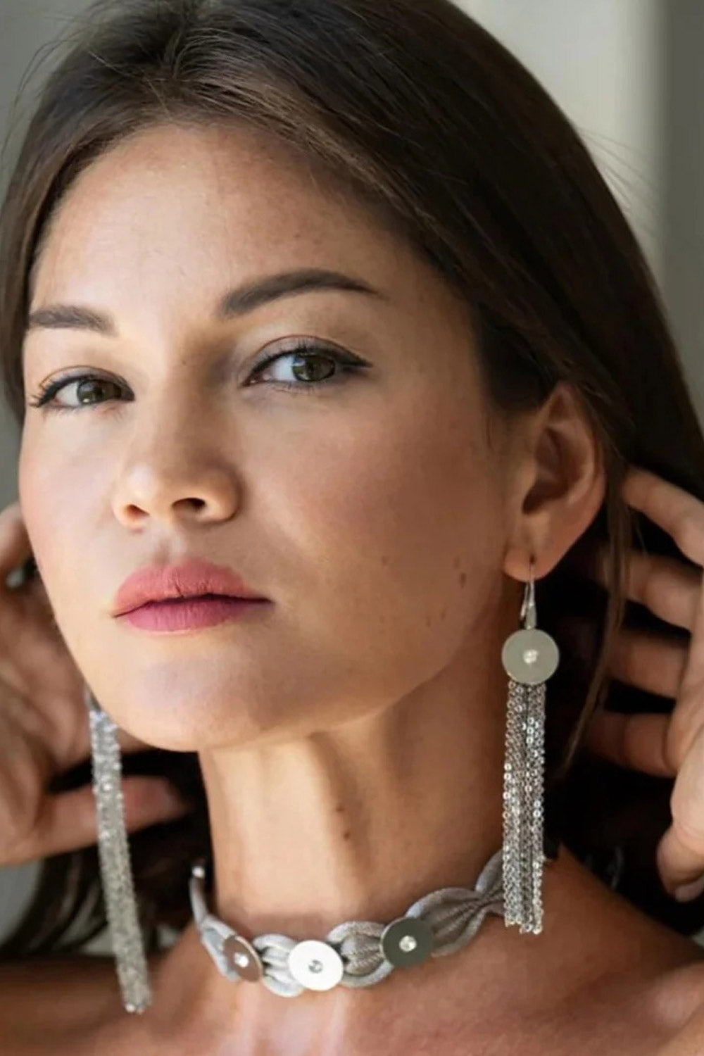 Graceful Fringe chain Earrings