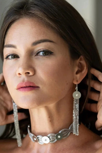 Graceful Fringe chain Earrings