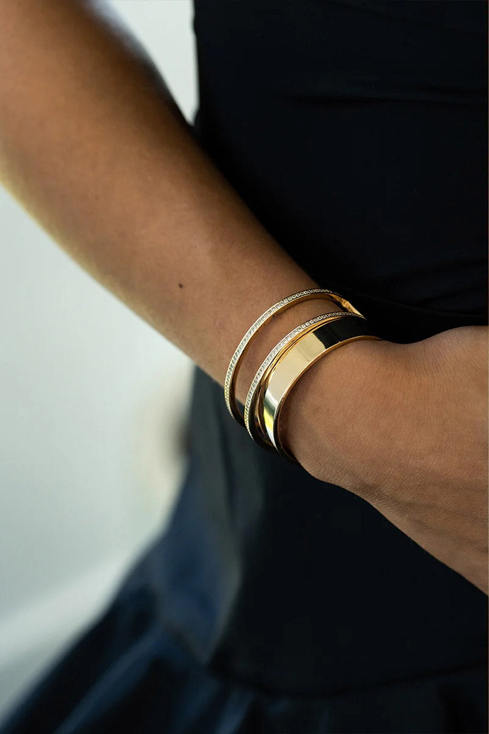 Classy Open Bangle Bracelet