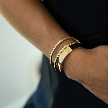 Classy Open Bangle Bracelet