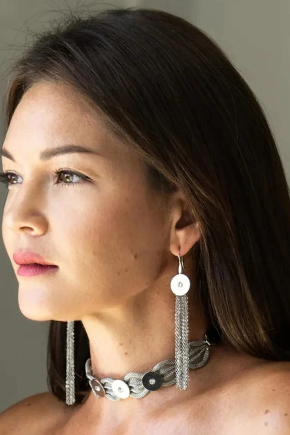 Graceful Fringe chain Earrings