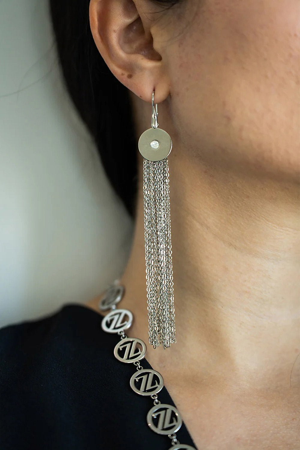 Graceful Fringe chain Earrings