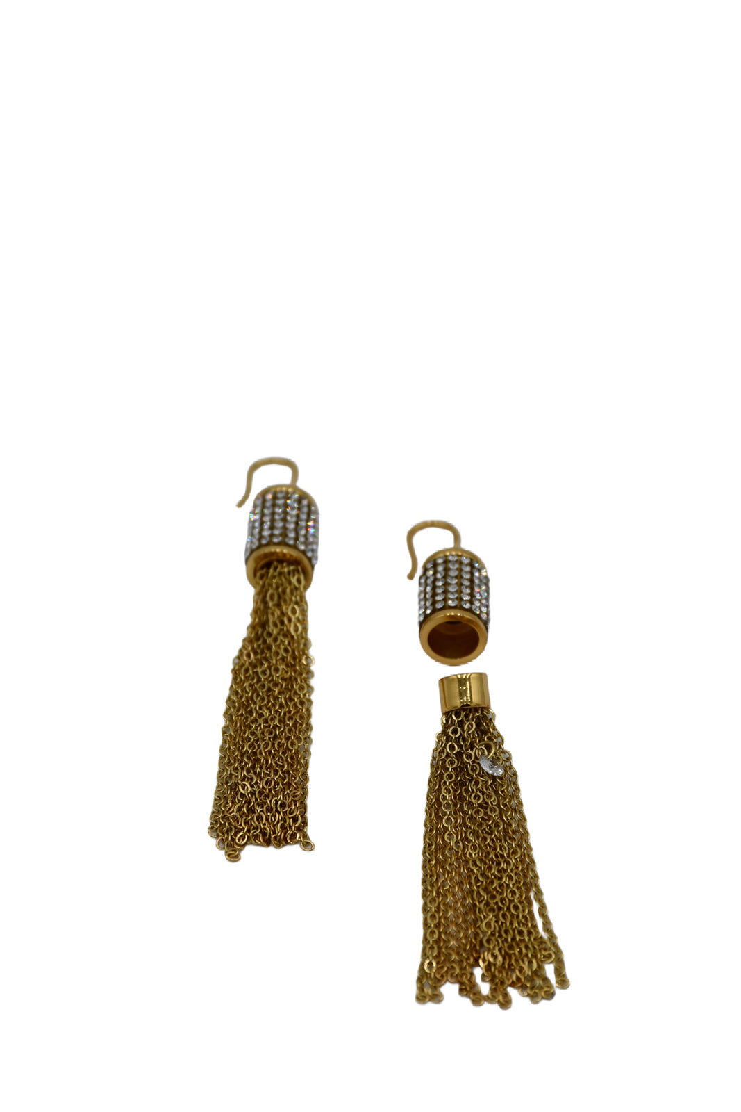 Sweet Chain Tassel Earrings